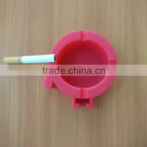 Most Popular Logo Printed Portable Silicone Ashtray thumbnail-1