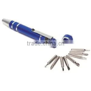 FIX-IT 8 BIT METAL PEN STYLE TOOL KIT WITH CLIP thumbnail-1