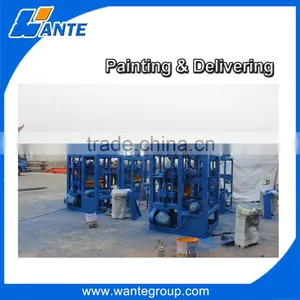 Fully Automatic QT4-24 Concrete Hollow Paver Block Making Machine Production Line thumbnail-3