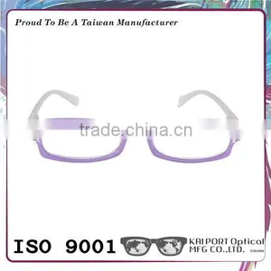 Translucent Color and Rhinestones Decoration Eyeglasses Frames thumbnail-3