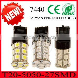 Led Motorcycle T20/7440/7443 5050 Smd Led Light Bulb for Toyota Camry thumbnail-3