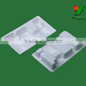 Best Sell Customize Biodegradable Packaging Foam/Molded Paper Pulp Insert Packaging for Electronic Component thumbnail-1
