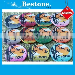 New Arrival Printing Poker Chips thumbnail-1