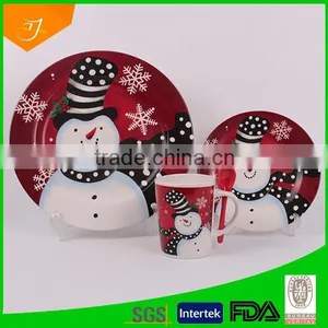 Snowman Dinnerware Ceramic thumbnail-2