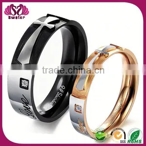 Cool Stainless Steel Lover Jewelry Indian Wedding Rings thumbnail-1