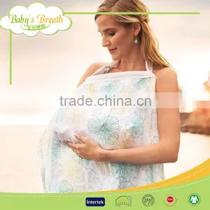 MSR-02 Eco-friendly Super Soft Breathable Lovely Muslin Nursing Cover thumbnail-6