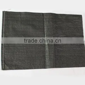 Black Woven pe Sack Bags Made in China thumbnail-3