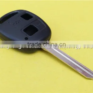 Blank 2 Button Remote Key Case for Toyota Corolla Camry Prado RAV4 FOB Shell TOY47 Blade thumbnail-4