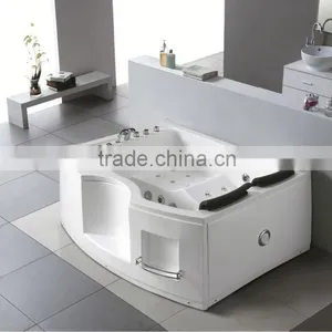 Q360 Super Luxury Acrylic Freestanding 2 Person Indoor Free Sex Massage Bath Tub thumbnail-1