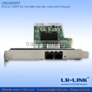 PCIe Intel 82574 Chipset PCI Express x1 100Mbps MM SC Port Fiber Optic Fast Ethernet PXE Types of Boot Room PCIe Lan Card Quality Choice thumbnail-3