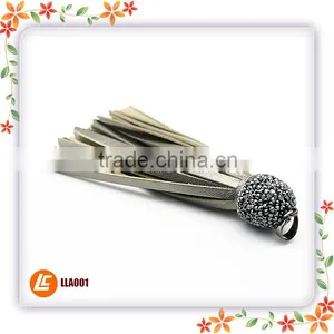 Exquisite Cheap Decorative PU Leather Tassel for Necklace in 2015 thumbnail-1