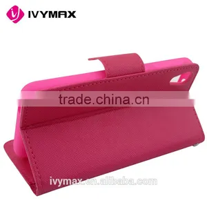 China Guangzhou Wholesale Mercury Luxury Flip PU Leather Phone Case Card Photo Slot Cover Case Wallet for HTC 626 Quality Choice thumbnail-6