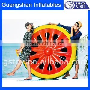Round Island Inflatable Floating Watermelon Lounge thumbnail-1