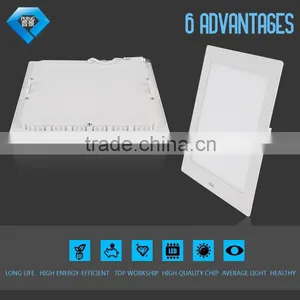 High Quality Slim Ultra Thin 12w Round Square Cast Aluminum Led Panel Light thumbnail-1