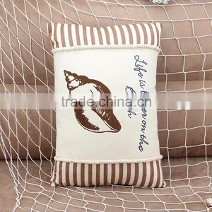 Fashion Square Pillow Block Marine Life Cushion Cover thumbnail-4