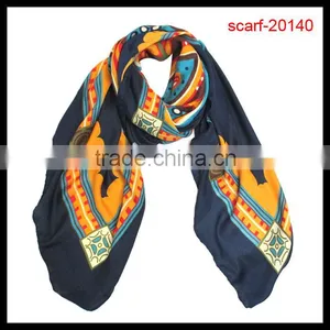 Fashion New Twill Silk Scarf thumbnail-1