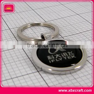 Custom Blank Metal Keyring With Epoxy Sticker Logo thumbnail-3