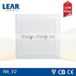 N6 Series Wall Switch 2 Gang TV Socket thumbnail-1