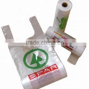 Plastic T-shirt Shopping Bags on Roll Garbage Bags on Roll thumbnail-2