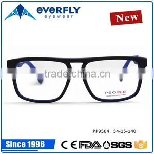 2016 China Latest New Collection Square TR & Metal Glasses Spectacle Frames thumbnail-2
