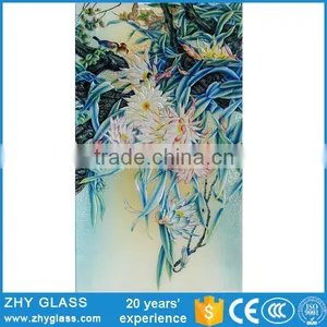 Custom Design Laminated Fusing Latest Glass Painting Designs thumbnail-3