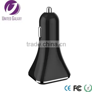 Blue LED Lights Intelligent Fashion 4 Port Usb Car Charger thumbnail-4