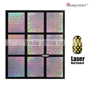 2016 Stamping DIY Reusable Nail Stencil thumbnail-5
