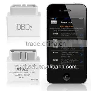 Xtool IOBD2 Obd2 Bluetooth Motor Diagnostic Machine IOS&Android Supported thumbnail-1