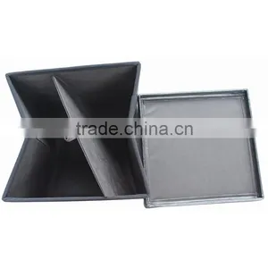 Purple Foldable Storage Ottoman thumbnail-4