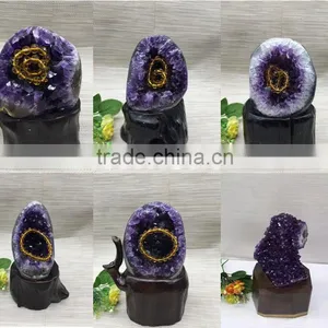 Brazil Amethyst Crystal Geode Natural Amethyst Geode Wholesale thumbnail-1