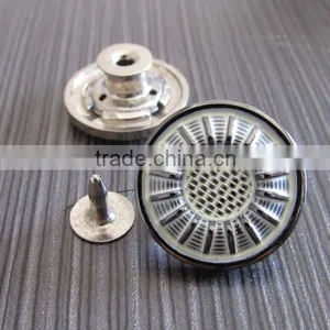 Plated White Grave Jeans Buttons and Rivets thumbnail-1