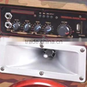 Colorful Portable Active Stage Wireless Bass Speaker With Mic Input thumbnail-3