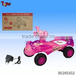 Cartoon Elephane Ride on Car With Light and Music Battery Power Kids Car thumbnail-1
