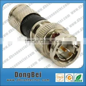 Coaxial Cable Rg59 Rg6 Bbnc Male Straight Connector thumbnail-1