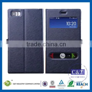 C&T FACTORY BEST SELL Fashion pu Wallet for Xiaomi Mi3 Phone Mobile Phone thumbnail-1