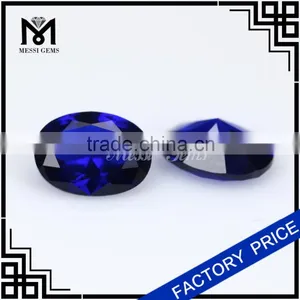Synthetic Spinel Rough Spinel Gemstone Oval Bule Sapphire thumbnail-2