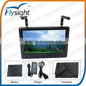 B207 5.8Ghz Battery Powered Wireless FPV Diversity Receiver LCD Monitor thumbnail-1