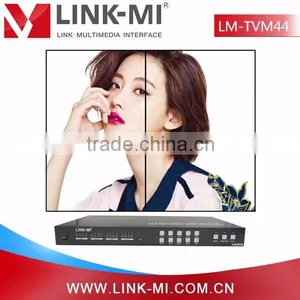 LINK-MI LM-TVM44 2x2Video Wall Controller &4in4out Hdmi Matrix 4x4 Seamless Switch HDMI Splitter3D With RS232 and IP Control thumbnail-1