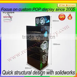 Plastic Pop Display Stand With Slot for Individual Product thumbnail-1