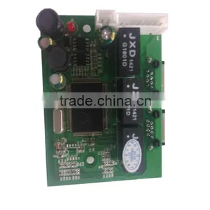 OEM 3 Port 10/100/1000mbps Mini Gigabit Ethernet Switch Board thumbnail-4