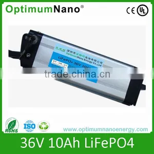 Deep Cycle Life 36v 10ah Aluminum Case Electric Bike Battery thumbnail-1
