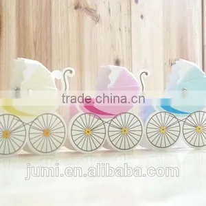 Baby Carriage Stroller Birthday Boy Girl Baby Shower Favor Candy Box thumbnail-1