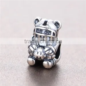 Sports Pendant Necklace Beas Charms Beads for Jewelry Making thumbnail-1