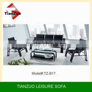 Metal Chrome Frame Waiting Room Safa (TZ-B17) thumbnail-1