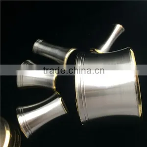 Custom Made CNC Metal Parts Double Color Plating Chrome & Gold Plated Electroplating Factory thumbnail-5