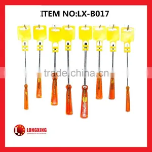 Factory Supply High Quality Cr-V Screwdriver With Plastic Handle thumbnail-1