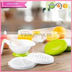Multifunction Homemade Bpa Free pp Plastic Food Mash Bowl Baby Dinner Set thumbnail-2