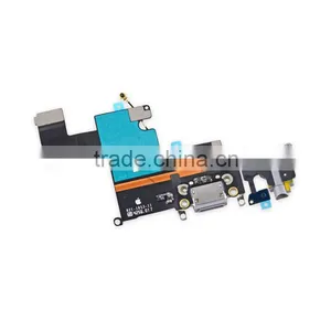New Original Headphone Jack Audio Ribbon Flex Cable With Connector Pre-installed for Iphone 6 Replacement Part thumbnail-1