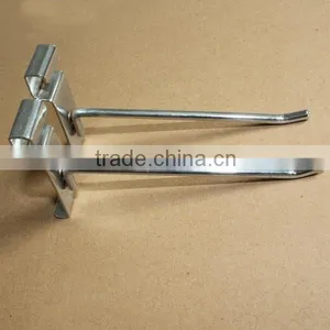 Chrome/White/Black Gridwall Hanging Hook thumbnail-3