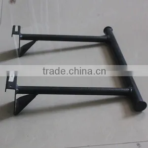 Matte Black Fastness Cossbar Hook Bar Shelf D300 x W400mm thumbnail-2